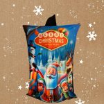 Merry Christmas hooded blanket