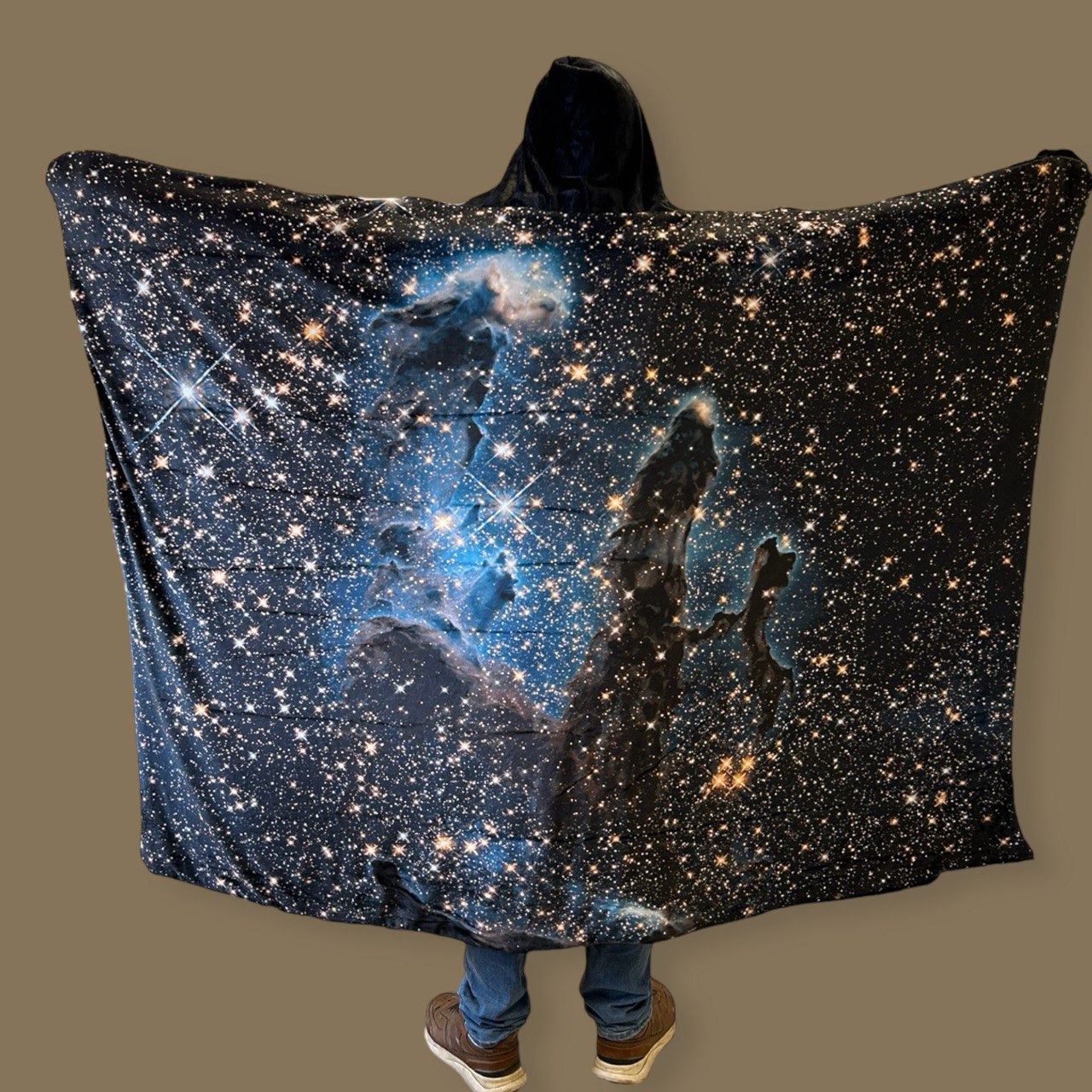 photo1700166424 (5) Hooded Blanket (Galaxy) - Image 1