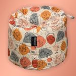Printed beanbag (Faces)