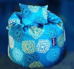 Printed Beanbag(Flowers arabesque)