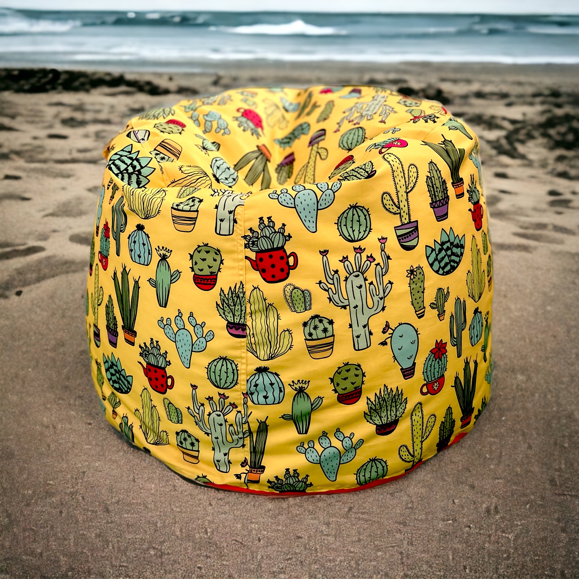 8300626C-8DBD-433A-B580-7DC814931145 Printed Beanbag(Cactus) - Image 1