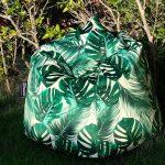 Printed Beanbag (Greenery)